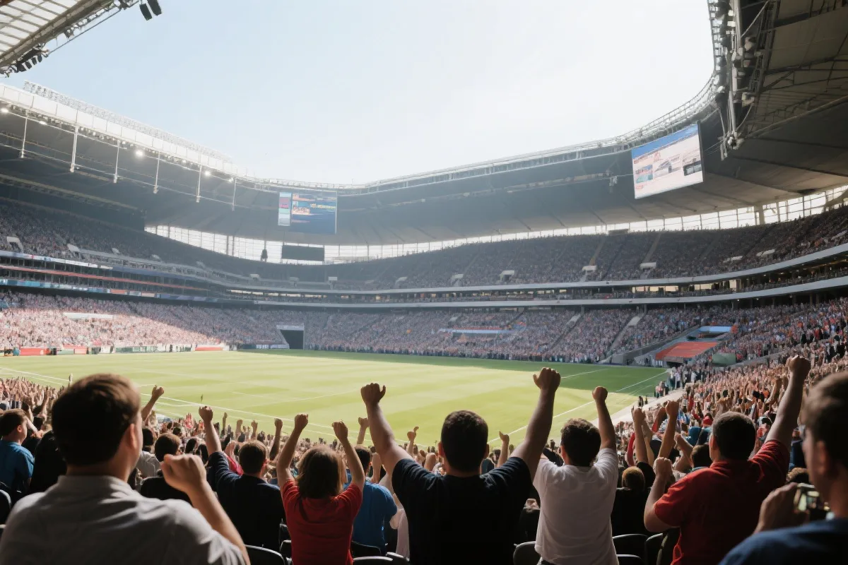 体育现场与数据服务示意图