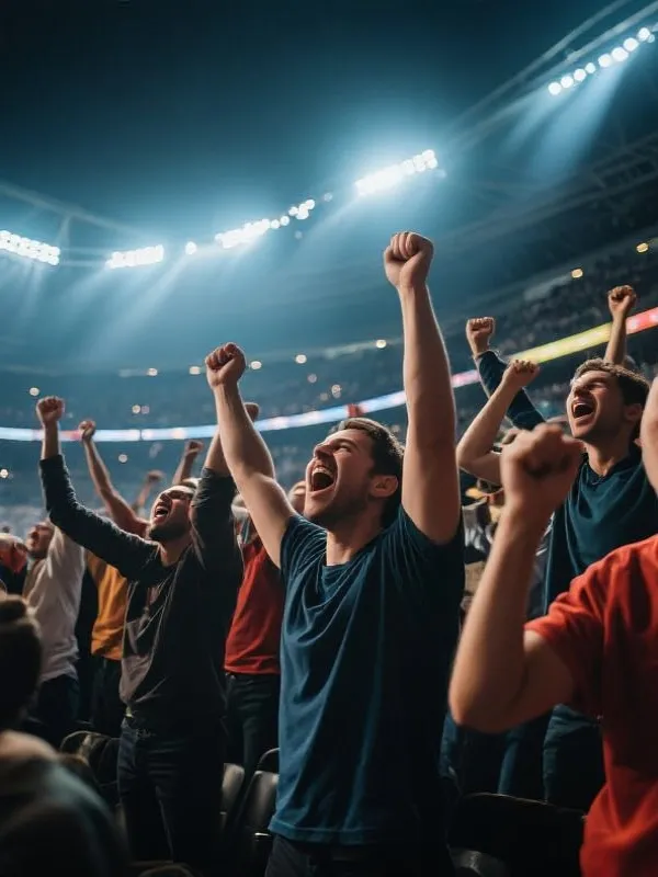 充满激情的体育赛场